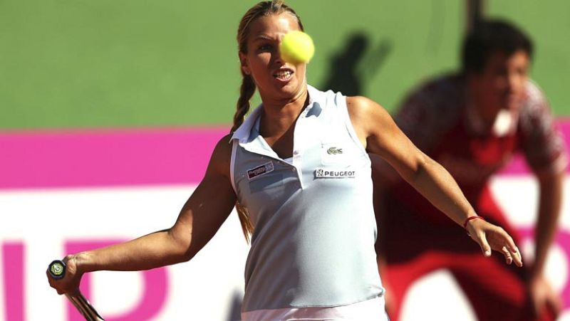 España pierde el primer partido de la Copa Federación 