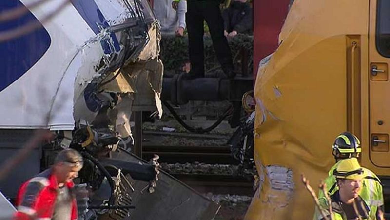 En Amsterdam, un choque de dos trenes ha provocado entre 50 y 60 heridos  