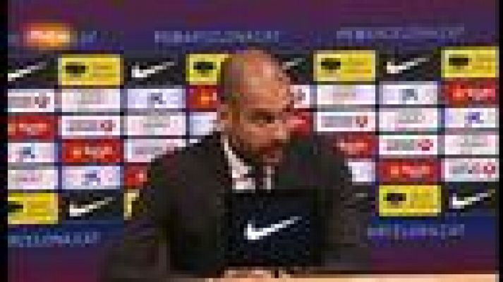 Guardiola: "Felicito al Madrid por la victoria y por la Liga"