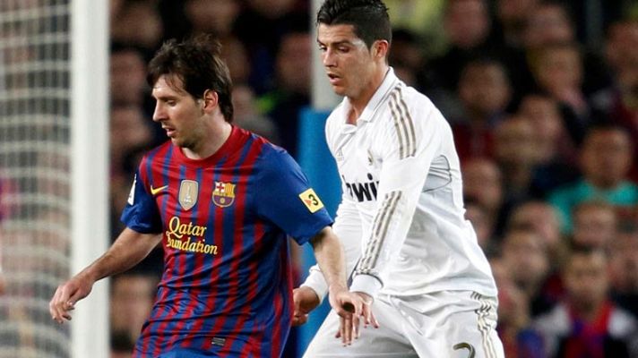 Telediario 1 - Cristiano le gana la partida a Messi