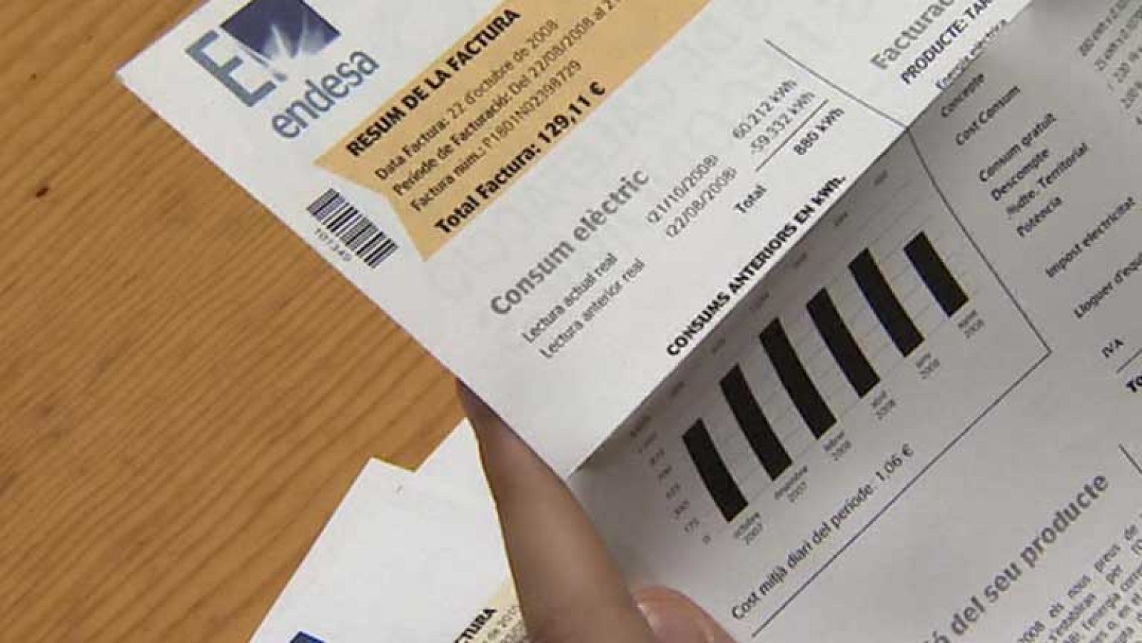 Los consumidores verán reflejada la subida de la luz en su próxima factura