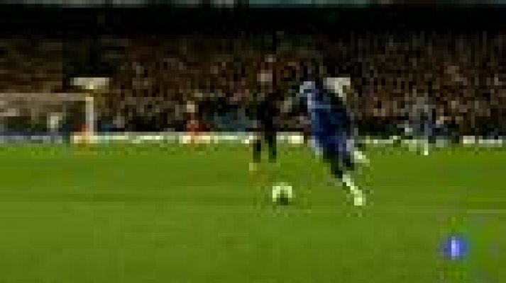 Telediario 1 - El Barça, a remontar al Chelsea