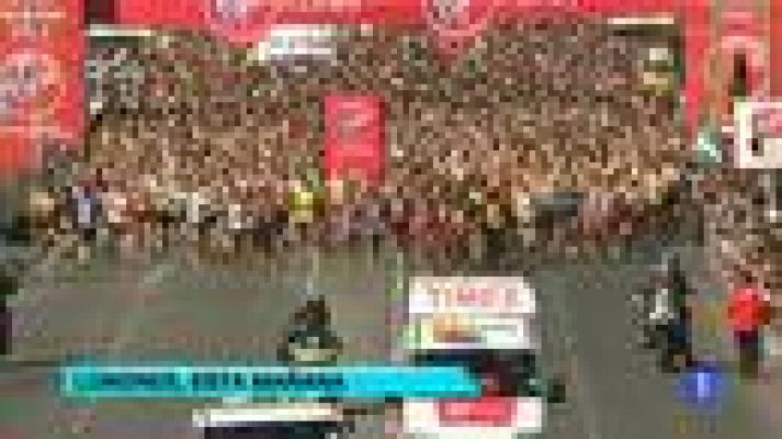 Telediario 1 - Londres celebra su maratón
