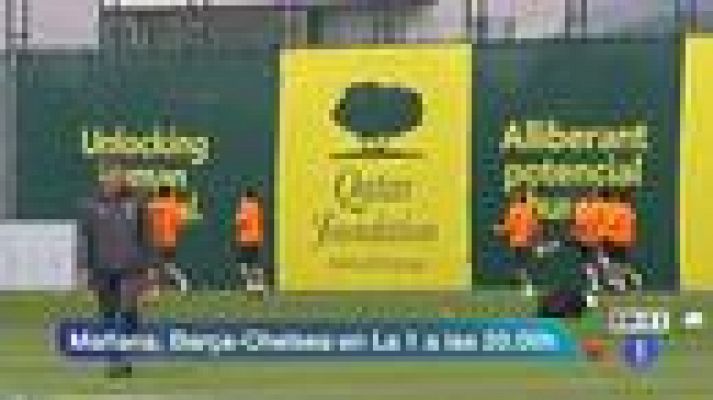 Telediario 1 - El Barça ya solo piensa en la Champions
