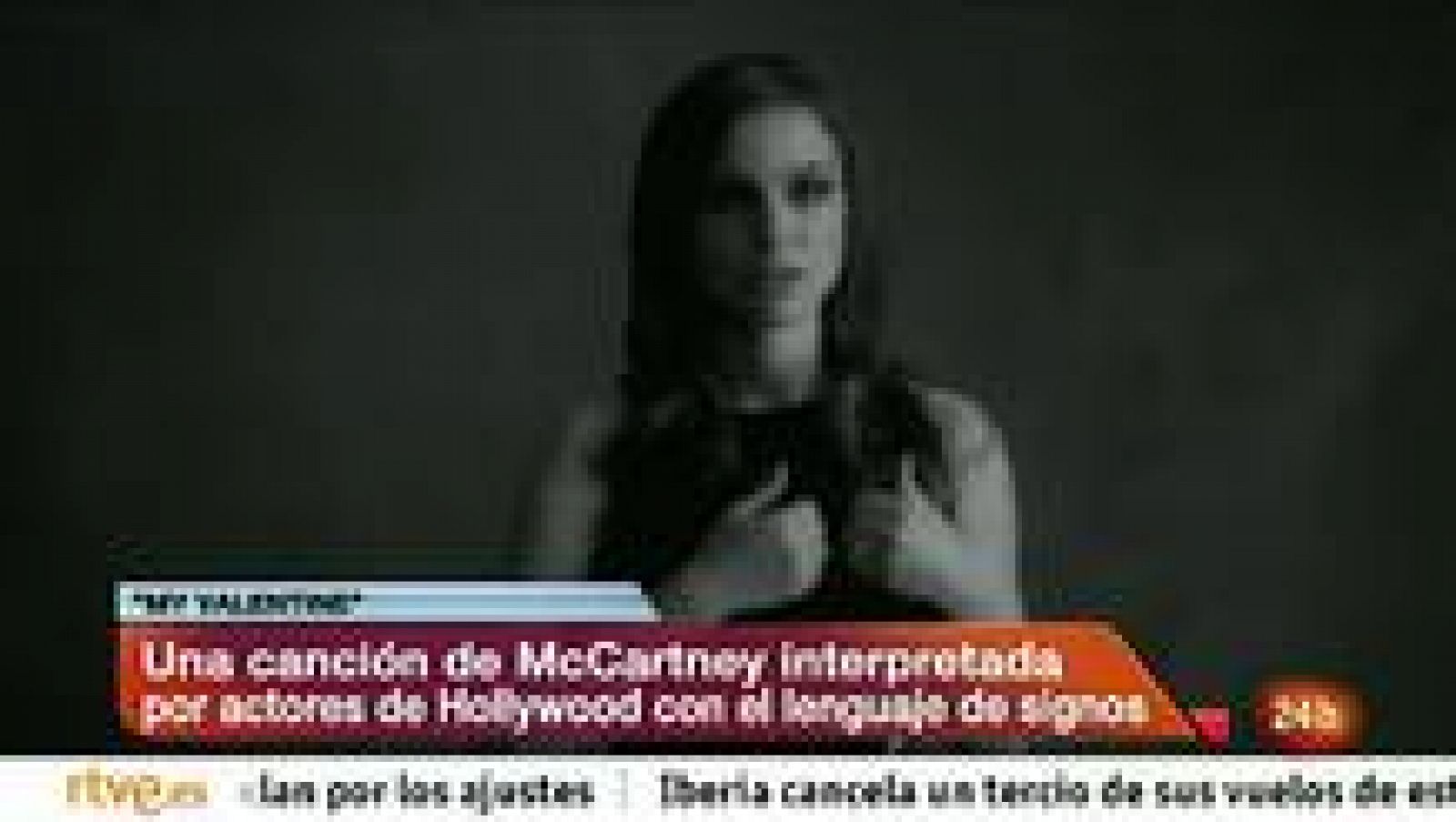 Informativo 24h: Natalie Portman interpreta lo nuevo de Paul McCartney en lengua de signos | RTVE Play