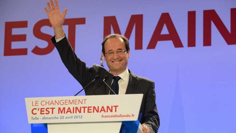  Hollande gana a Sarkozy en la primera vuelta de las elecciones francesas