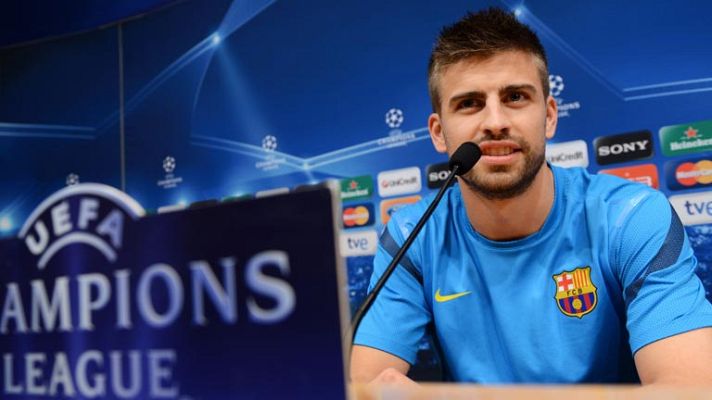 Champions League - Piqué: "Mi relación con Guardiola es muy buena"