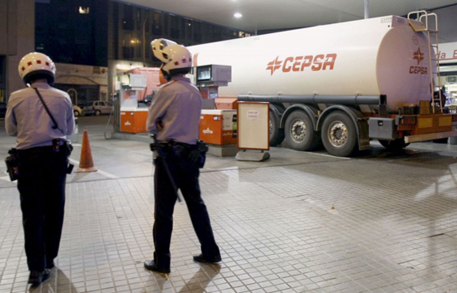 Situación de las gasolineras en Barcelona por la huelga del transporte.