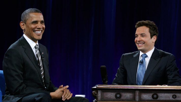 Telediario 1 - Obama lo dice con ritmo