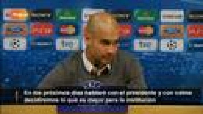 Champions League - Guardiola: "Veremos qué es lo mejor para la institución"