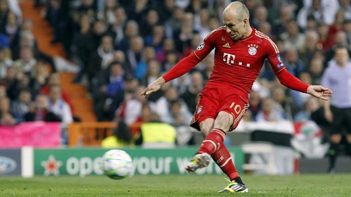 Champions League - Robben empata la eliminatoria de penalti (2-1)