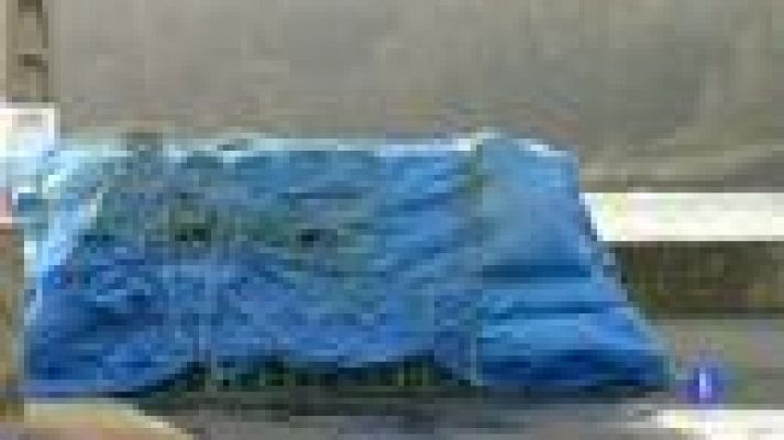 Telediario 1 - Paso de la borrasca Petra