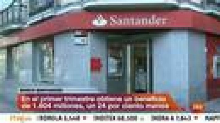 El Santander gana un 24% menos
