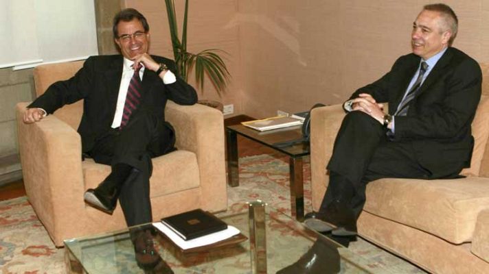 Telediario 1 - Pacto fiscal en Cataluña