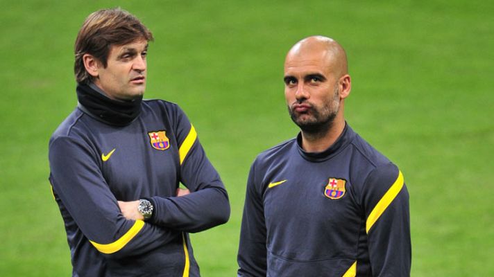 Telediario 1 - Tito Vilanova sustituirá a Guardiola