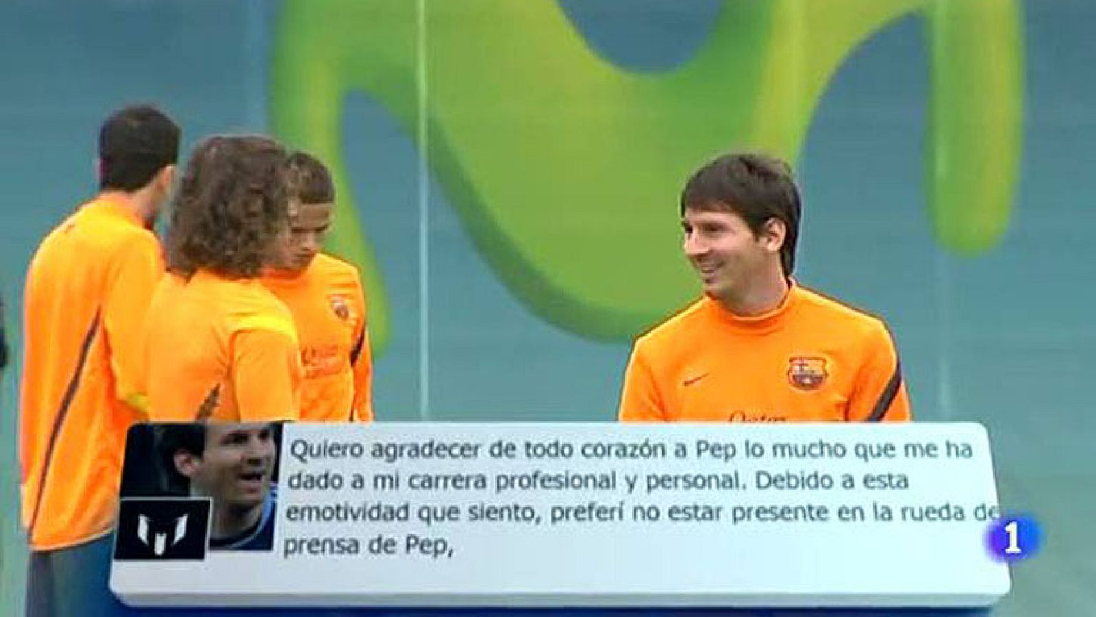 Los jugadores, agradecidos con Guardiola | Ver