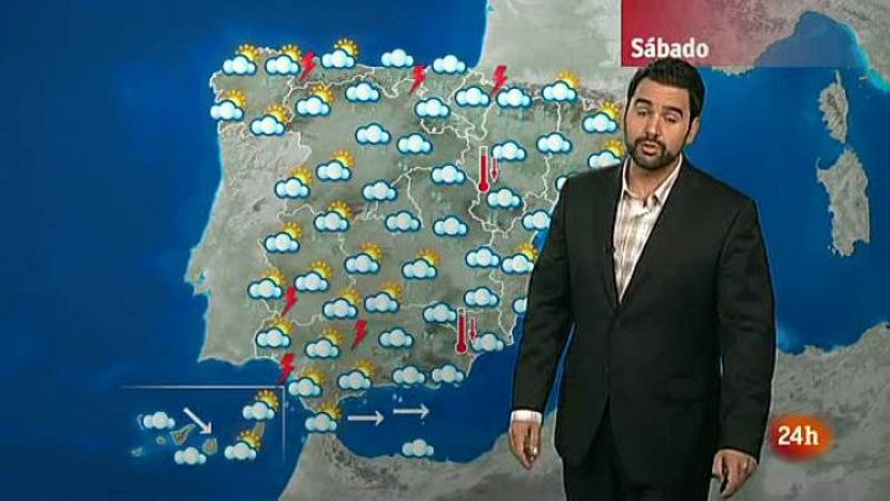 Descenso de las temperaturas en el sureste y lluvias en el noreste peninsular