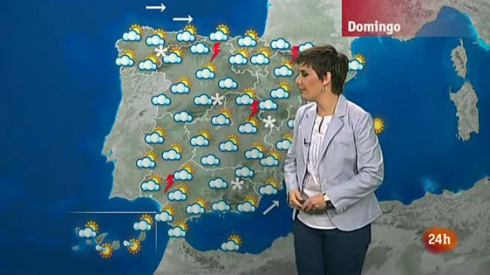 El tiempo - Lluvias fuertes en el Estrecho