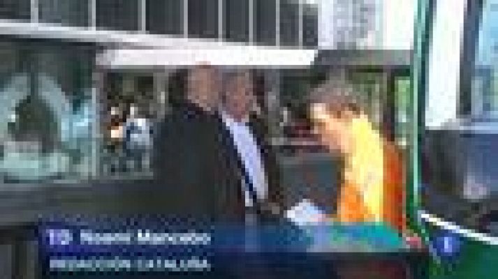 Telediario 1 - El Barça, a retrasar el alirón