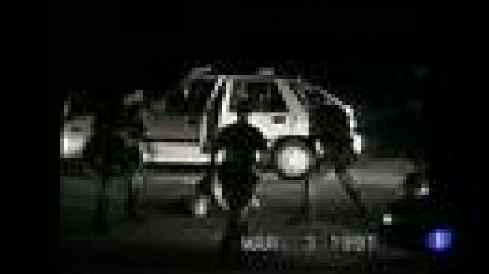 Telediario 1 - Enfrentamientos raciales