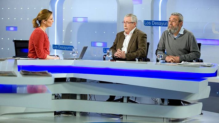 Los desayunos - Entrevista a Toxo y Méndez