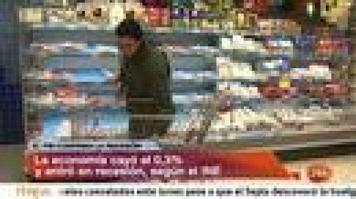 Informativo 24h - La economía cayó un 0,3% en el primer trimestre, con lo que se confirma su entrada en recesión