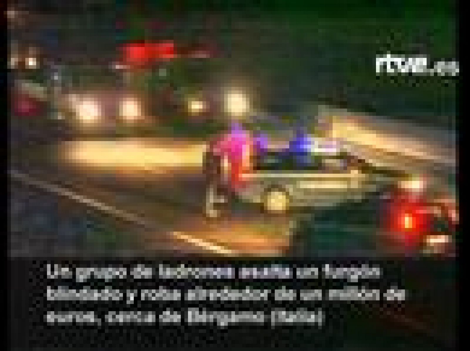 Roban un millón de euros de un furgón blindado en Italia | Ver