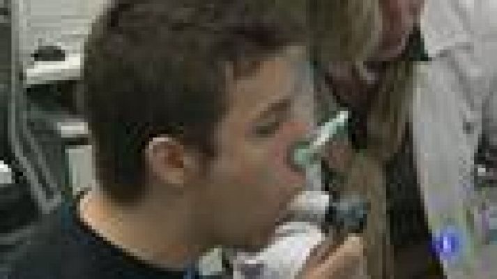 Telediario 1 - Más de dos millones y medio de españoles padecen asma