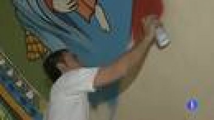 Telediario 1 - El arte más urbano en la iglesia