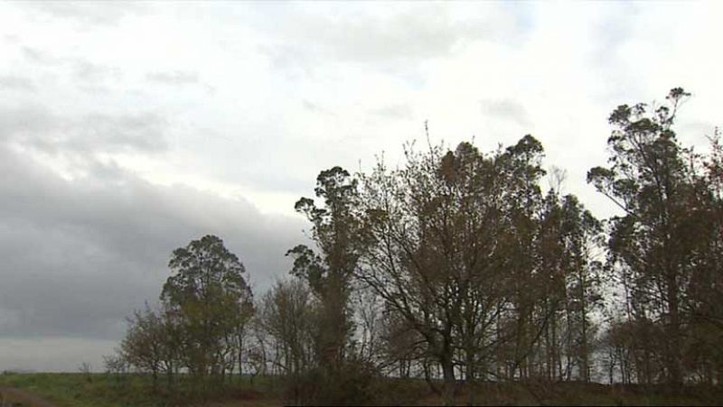 Cielos nubosos y precipitaciones en la mitad occidental de la Península 