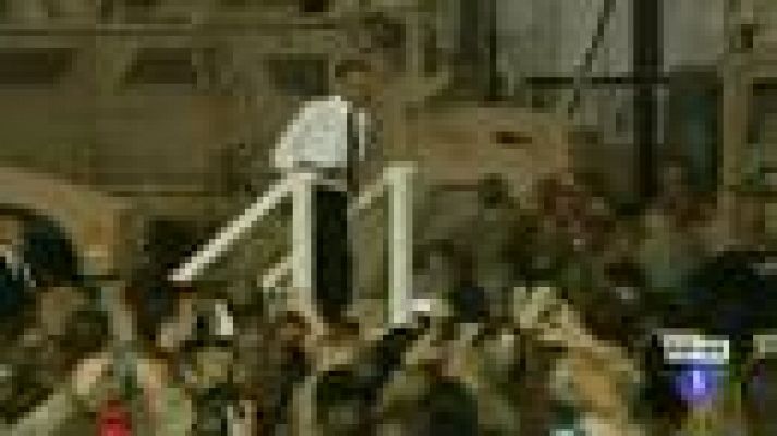 Telediario 1 - Obama viaja por sorpresa a Afganistán para firmar un acuerdo estratégico