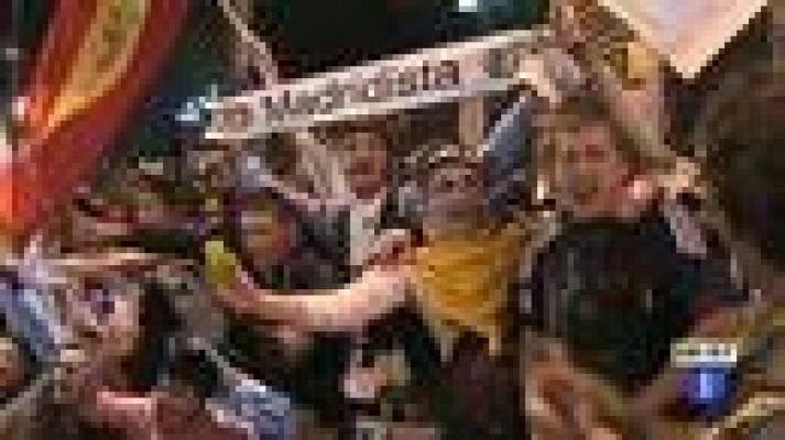 Telediario 1 - La diosa CIbeles, testigo de la celebración