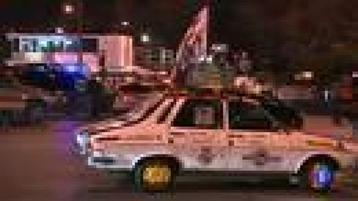 Telediario 1 - La Cibeles trasnochó y ahora quiere ver a los jugadores