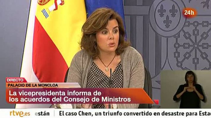  - El Gobierno "no se conforma"