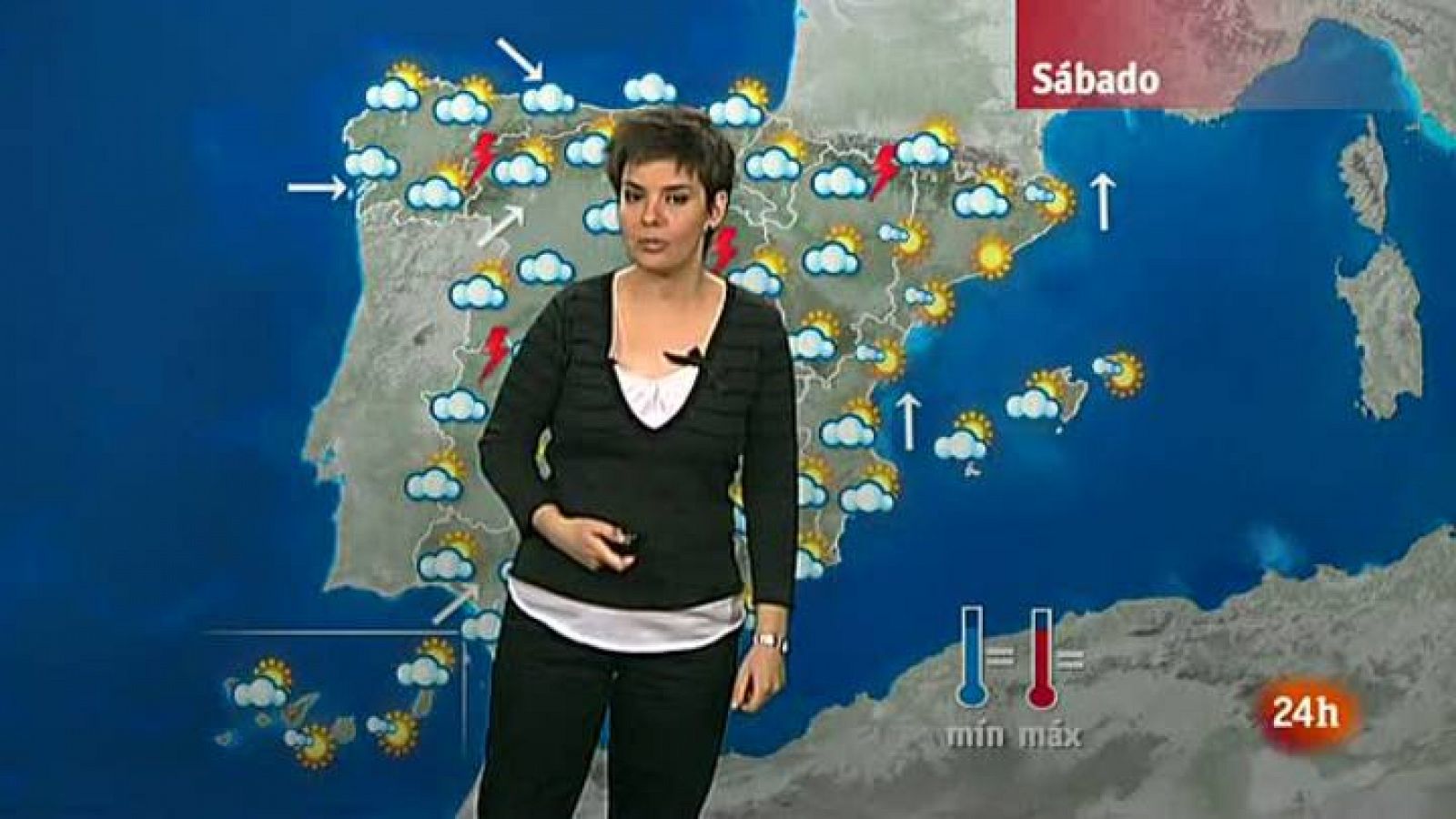 Chubascos fuertes en Andalucía y nuboso en casi toda la península