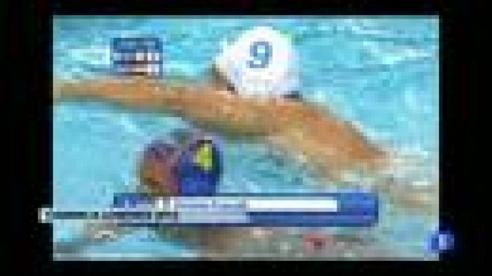 Telediario 1 - El waterpolo español ya conoce a sus rivales en Londres 2012