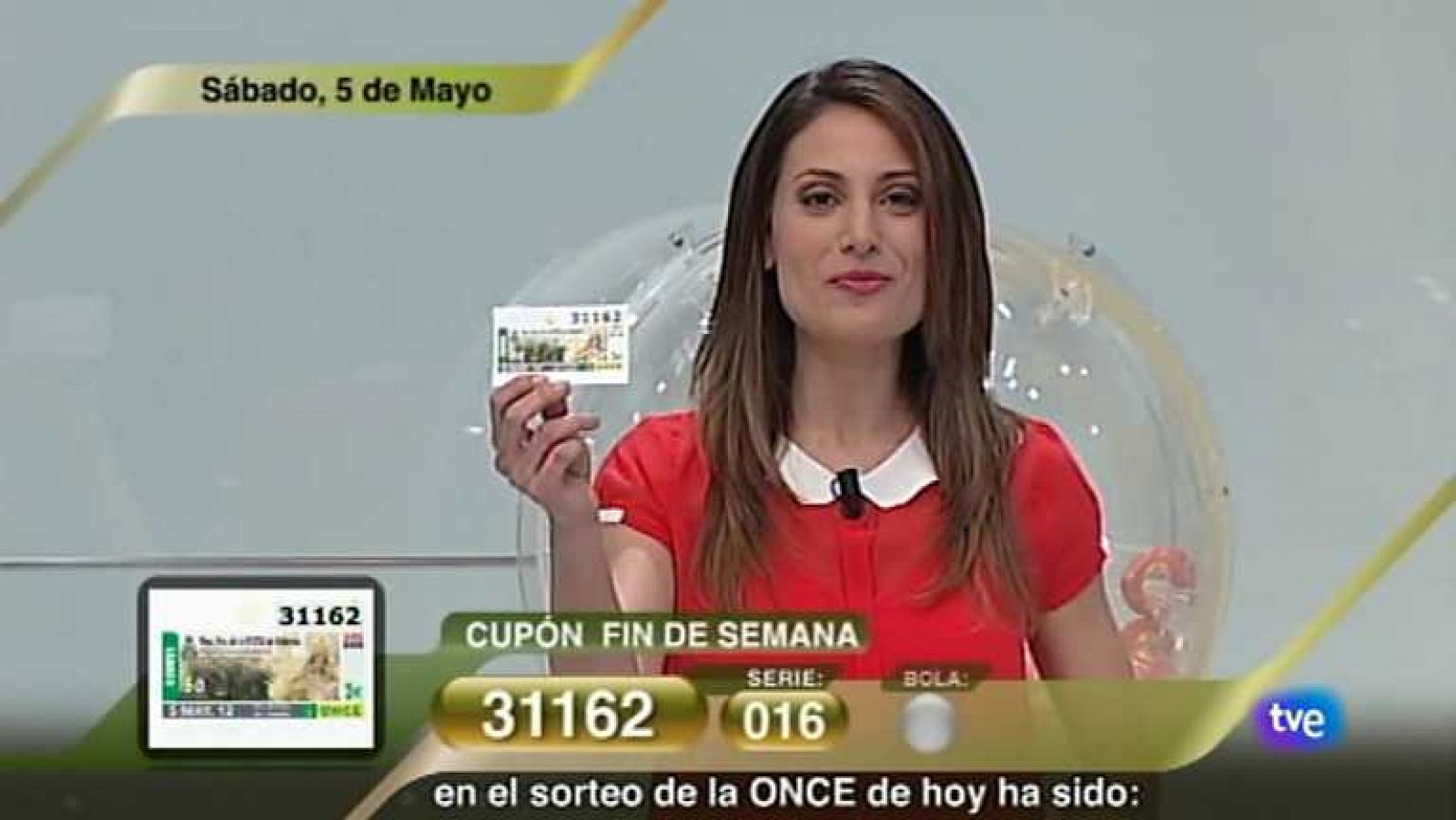 Sorteos ONCE: Sorteo ONCE  - 05/05/12 | RTVE Play