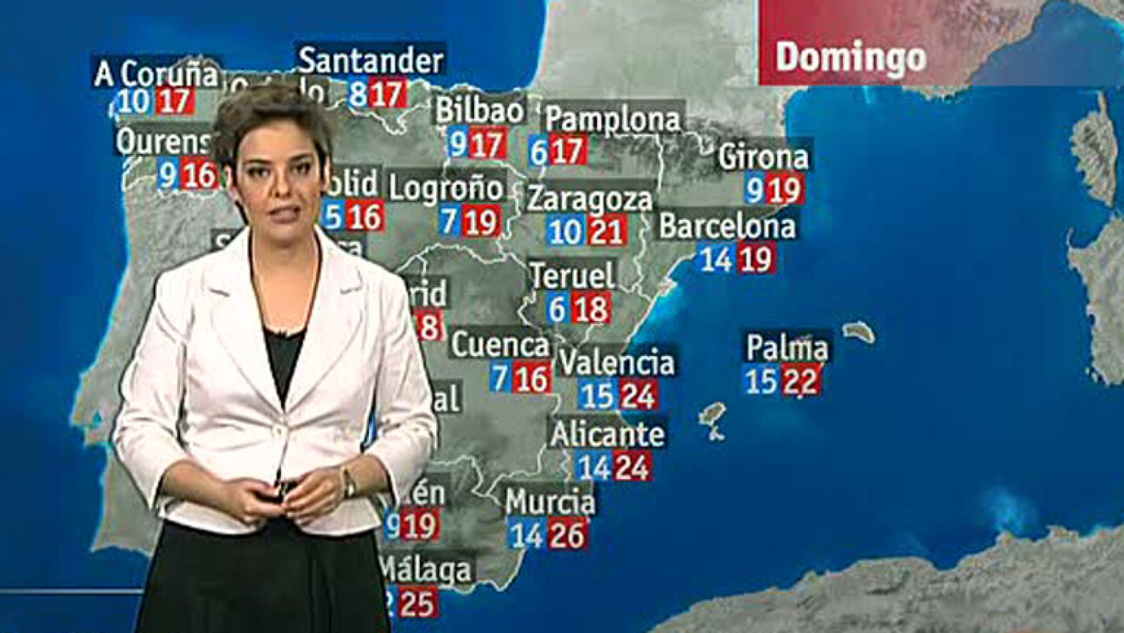 Lluvias en Cataluña, Baleares y Galicia y cielo nuboso en el resto