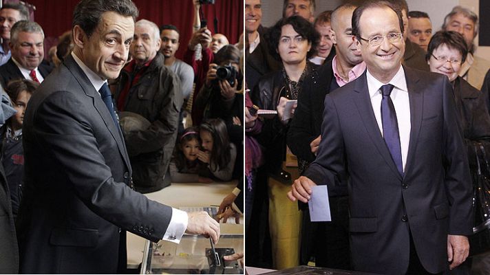 Informativo 24h - Hollande y Sarkozy votan en Francia