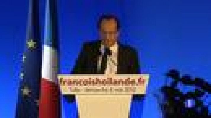 Telediario 1 - Hollande celebra la victoria