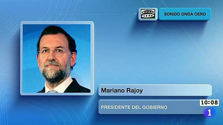 Rajoy habla de los bancos