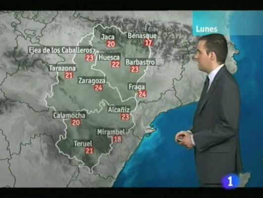 El tiempo en Aragón - 07/05/12