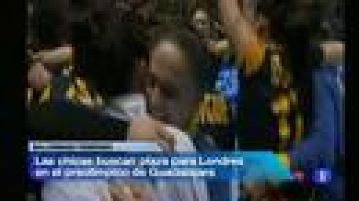 Telediario 1 - Las chicas del balonmano piden el apoyo del público para el preolímpico