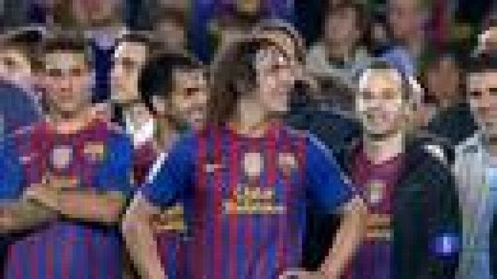 Telediario 1 - Puyol dice adiós a la Copa y a la Eurocopa