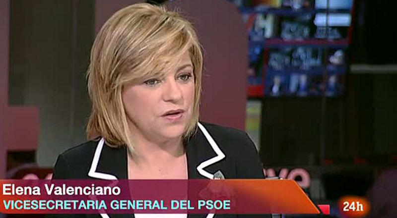 ELENA VALENCIANO (PSOE) DICE QUE EL RESCATE DE BANKIA ES UNA BUENA DECISIÓN