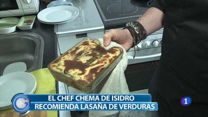 +Gente - Lasaña con crema parmentier