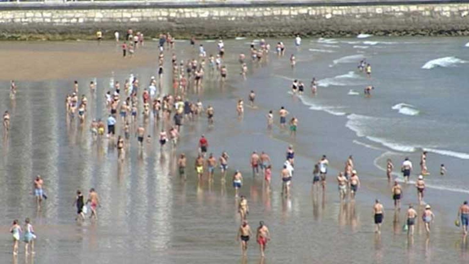 La masa de aire africano causa temperaturas altas