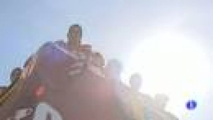 Telediario 1 - Recorrido triunfal del Atlético