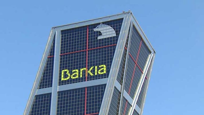 Telediario 1 - Mensaje del Gobierno sobre Bankia
