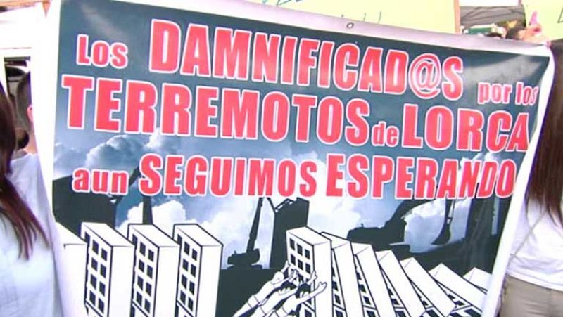  Lorca recuerda el terremoto un año después y pide ser reconstruida